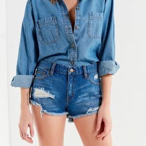 BDG Boyfriend Low Rise Jean Shorts
